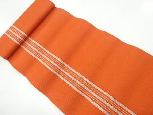 アンティーク　縞模様織出し八寸帯地反物